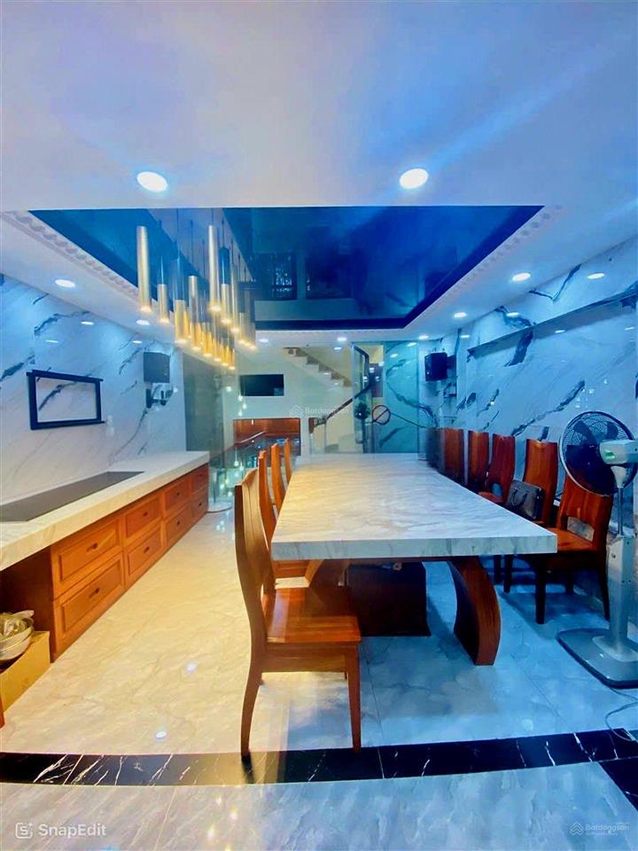 Nhà mới 5 tầng,5pn.5wc. full nội thất đồ gỗ tốt  phan huy ích,gò vấp. 4.5m x 16m ( 72m ) giá 8 tỷ