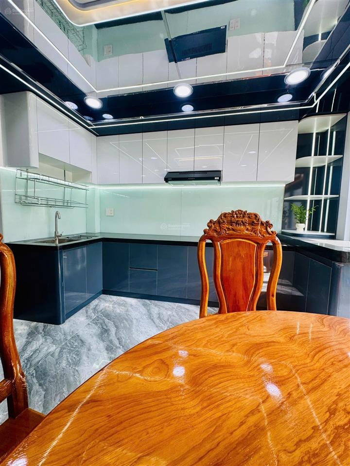 Nhà mới 6t hẻm 2 mặt tiền full nội thất, có thang máy phan huy ích, gò vấp. 4m x 12,5 (50m2) 8.9 tỷ