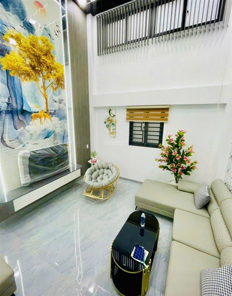 Nhà mới 6t hẻm 2 mặt tiền full nội thất, có thang máy phan huy ích, gò vấp. 4m x 12,5 (50m2) 8.9 tỷ