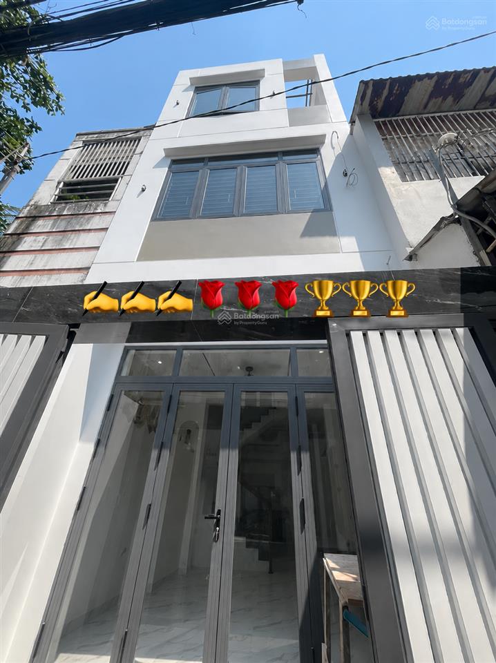 Gò vấp  nhỉnh 5 tỷ  ô tô đỗ cửa  3 tầng  ngay lotte mart  vào ở ngay