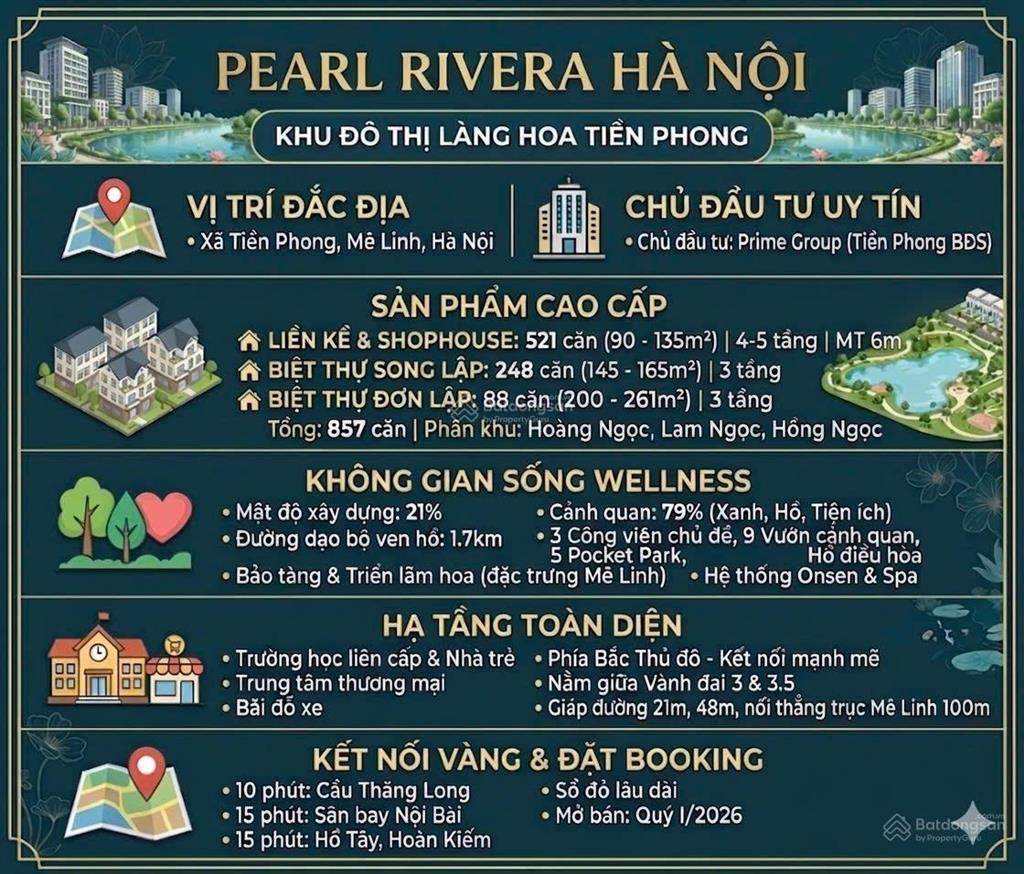 Hot! quỹ hàng ngoại giao dự án mới pearl rivera hà nội