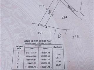 Bán đất 640m2 giá 900 triệu tại xã tân nhựt, bình chánh