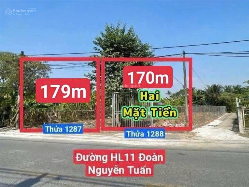 Bán rẻ đất 2mt đoàn nguyễn tuấn 179m2 giá 4.1ti