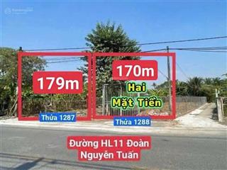 Bán rẻ đất 2mt đoàn nguyễn tuấn 179m2 giá 4.1ti