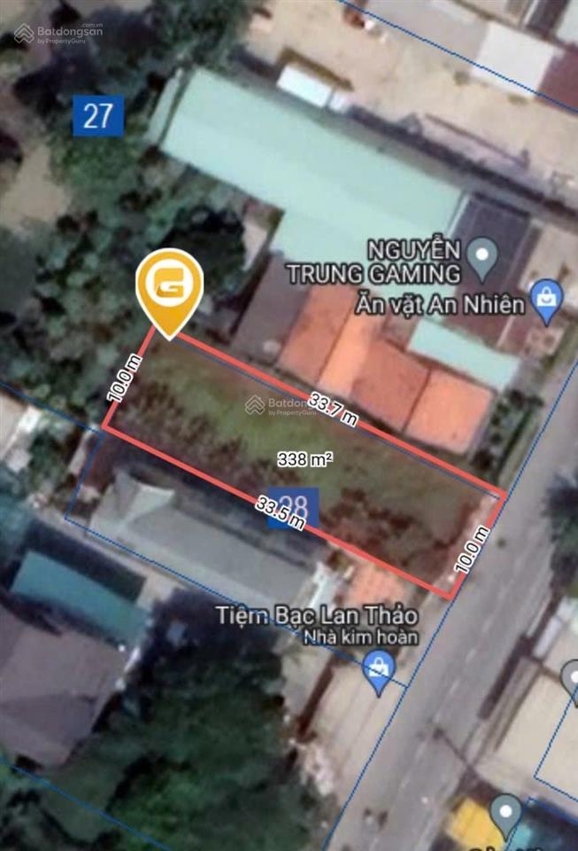 Bán đất thổ cư mt an phú tây hưng long 335m2 giá tốt