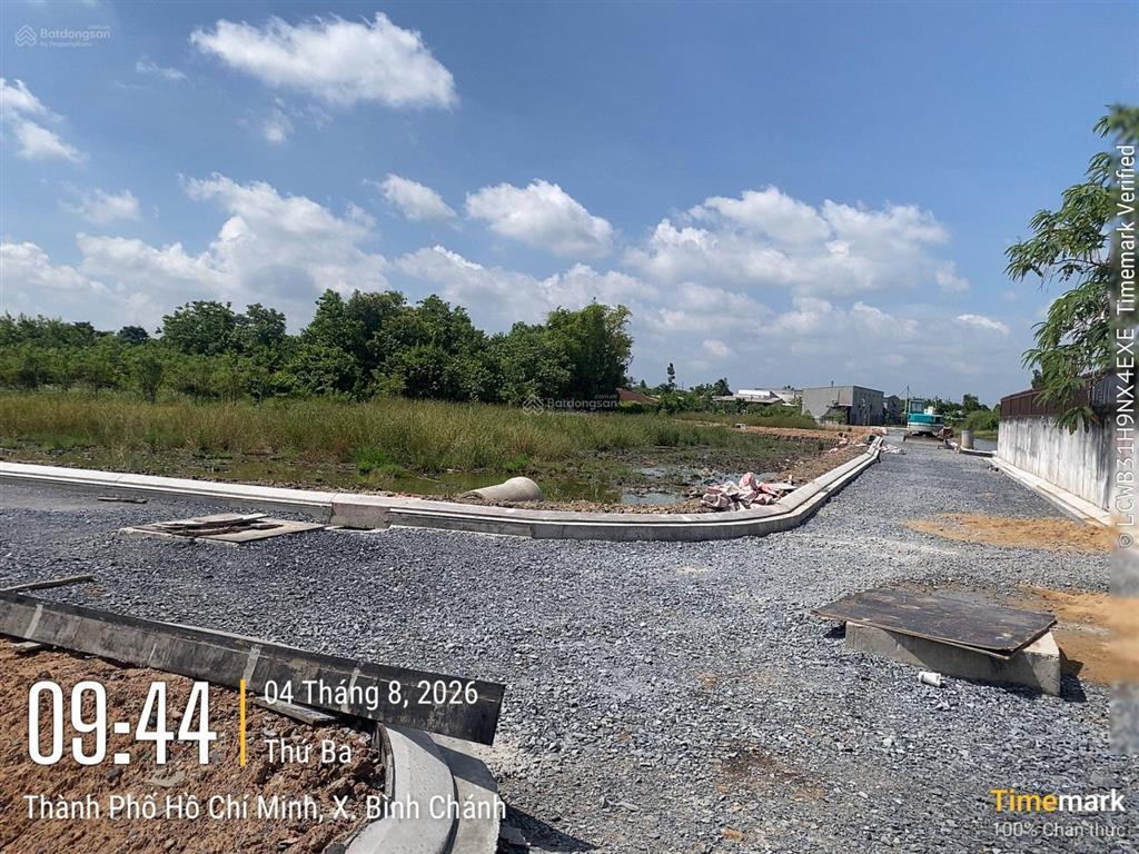 Bán đất bình chánh mà giá lại rẻ hơn long an 80m2 thổ giá 2 tỉ