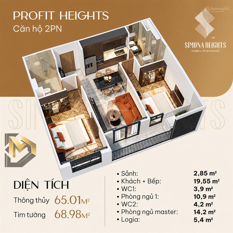 Simona heights 2pn từ 2,81 tỷ 12 căn the sea & harbour, thanh toán 30% nhận nhàsổ l.dài, vaybidv