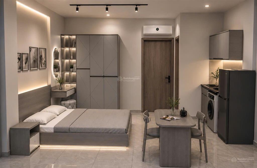 Studio tách bếp 40m2 ngay aeon mall tân phú set up full nội thất boc seal 100%