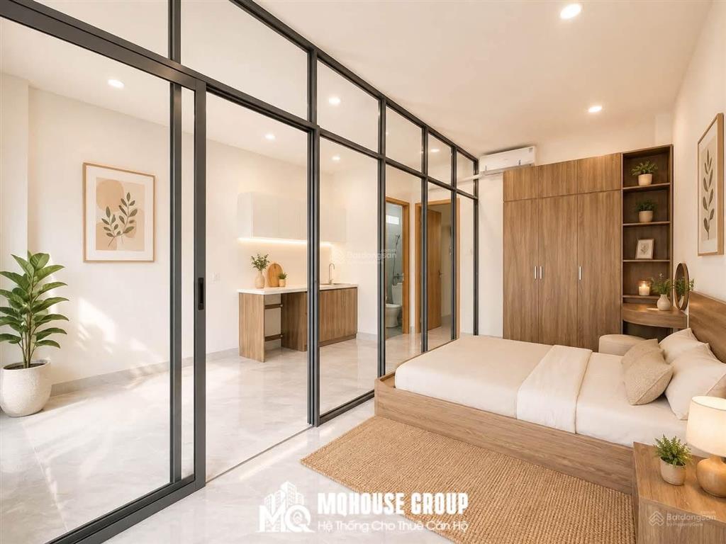 1 phòng ngủ  studio ban công full nội thất rộng 35m2 ngay aeon mall tân phú