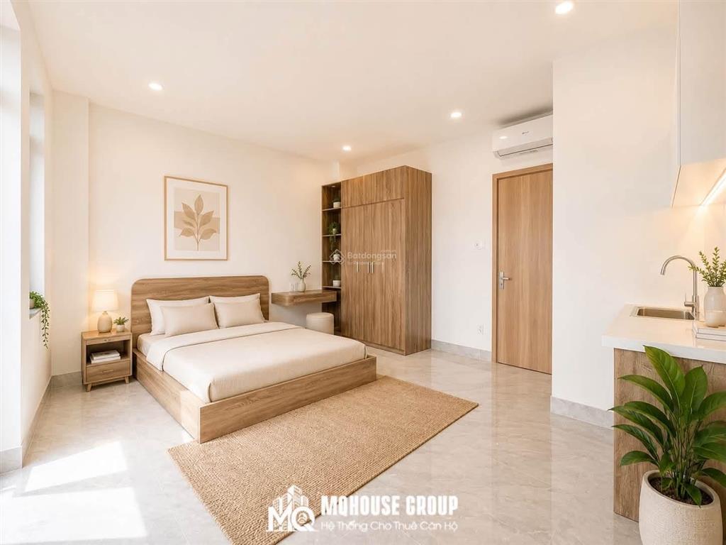 1 phòng ngủ  studio ban công full nội thất rộng 35m2 ngay aeon mall tân phú
