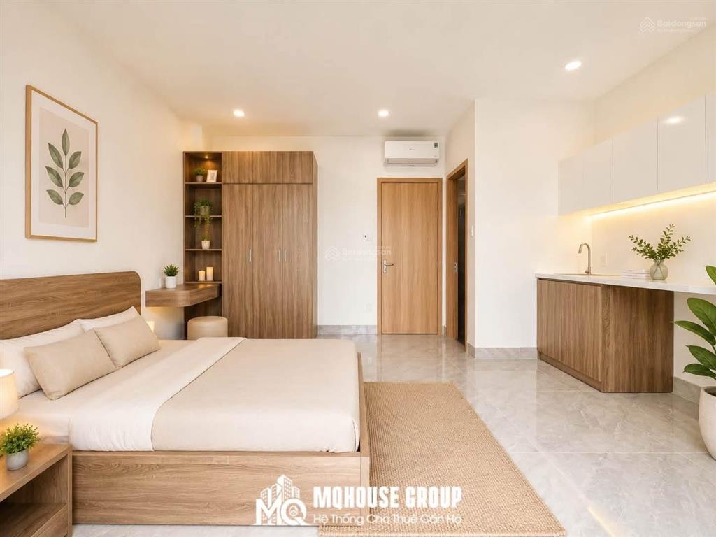 1 phòng ngủ  studio ban công full nội thất rộng 35m2 ngay aeon mall tân phú
