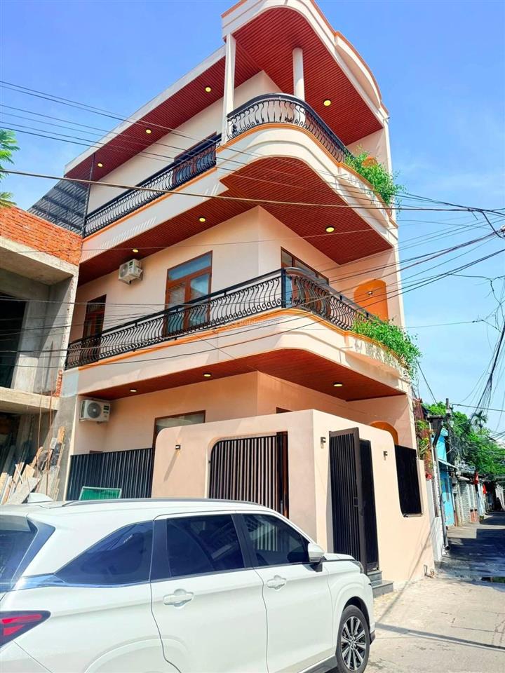 Nhà mới 3 tầng 2 mặt tiền trần xuân lê đối diện công viên