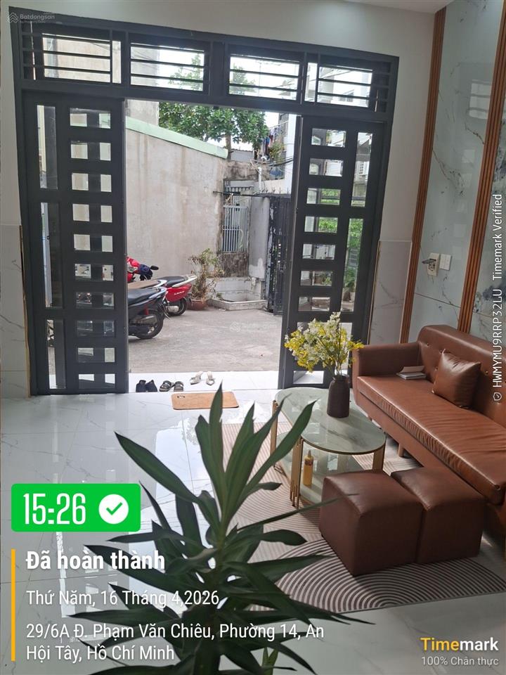 Nhà đẹp 3pn 48m 2 tầng chỉ nhỉnh 5 tỷ, tl ,hiếm khu phạm văn chiêu!