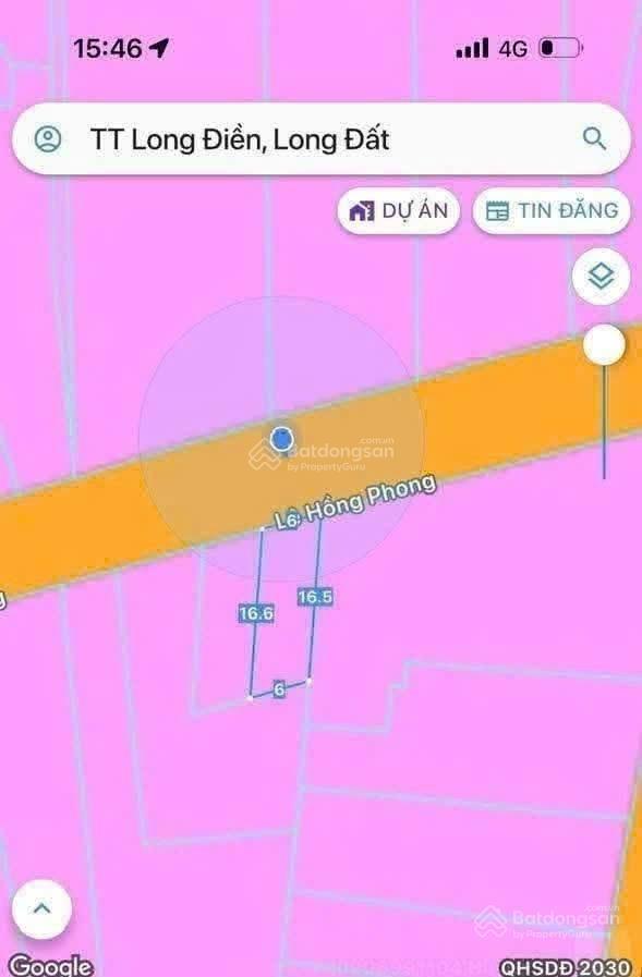 Bán đất đẹp tại lê hồng phong, 1,75 tỷ, 93m2, nhiều tiện ích