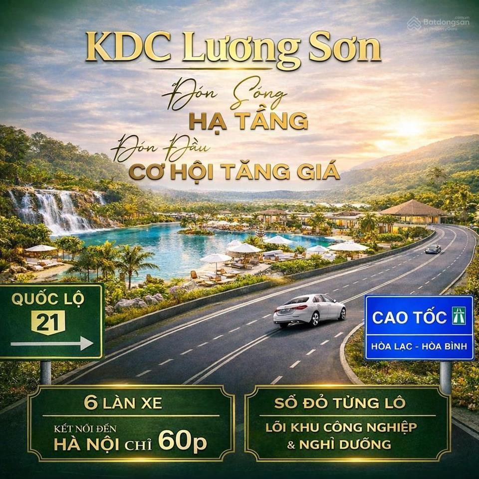 Bán đất xã cao dương lương sơn, gần kcn thanh hà 282ha, sổ riêng, giá từ hơn 400 triệu