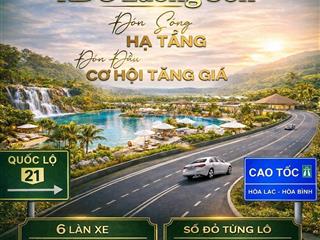 Bán đất xã cao dương lương sơn, gần kcn thanh hà 282ha, sổ riêng, giá từ hơn 400 triệu