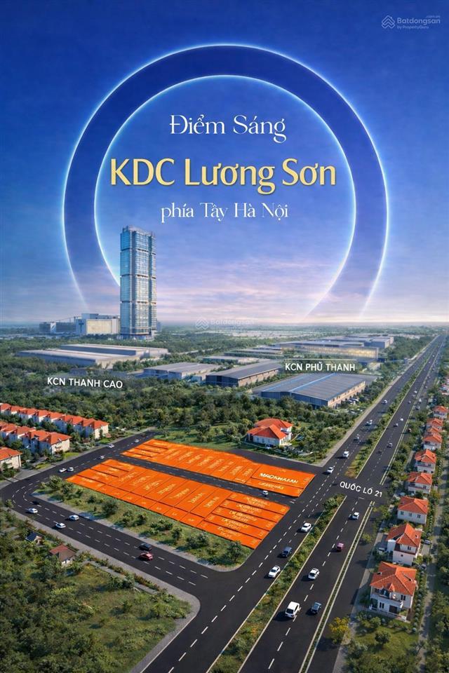 Bán đất xã cao dương lương sơn, gần kcn thanh hà 282ha, sổ riêng, giá từ hơn 400 triệu