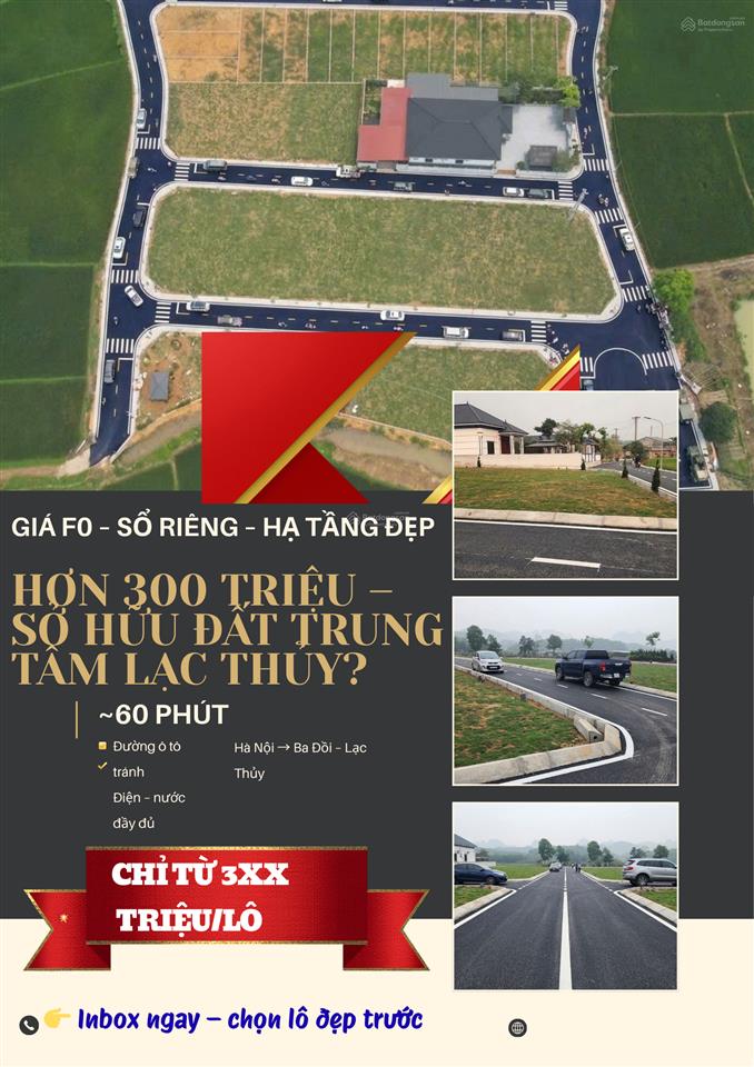 Hơn 300 triệu có thật sự mua được đất gần trung tâm ba đồi?