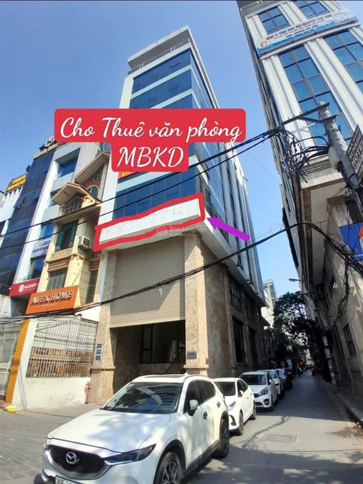 Chính chủ cho thuê văn phòng mặt đường khuất duy tiến.