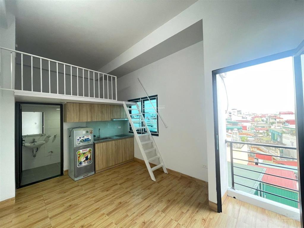Cho thuê cc mini, có thang máy, có gác xép, có ban công gần trường bách  kinh  xây, 4,5 tr, 25m²