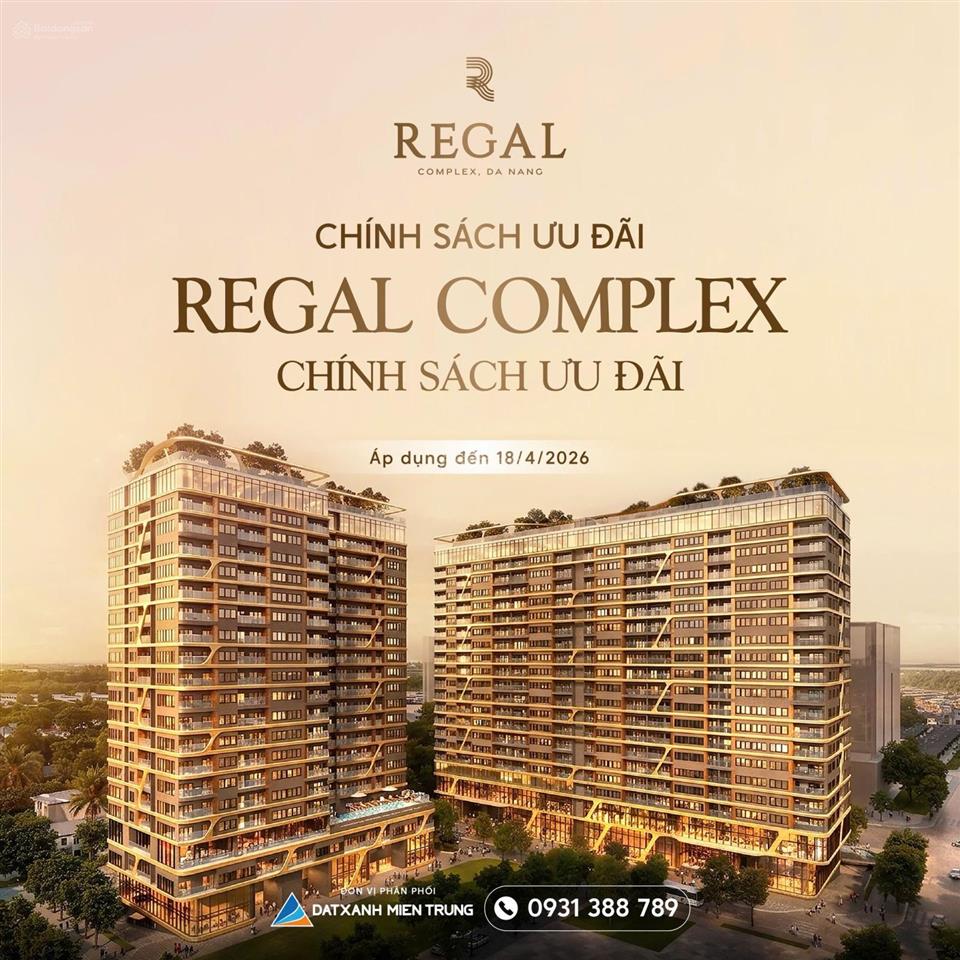 Bán căn hộ 55m2, 1pn, 1wc chỉ với 3,x tỷ, 55m2 tại regal complex đà nẵng