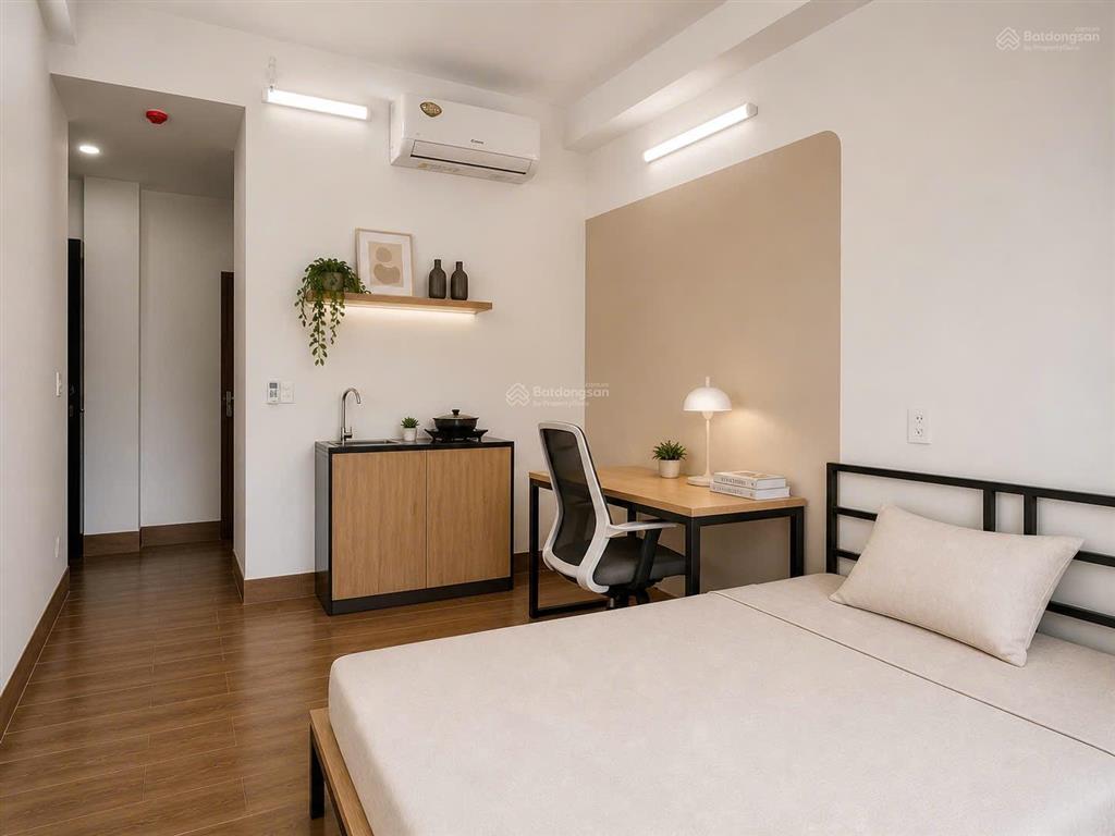 Căn hộ studio mới toanh lê thúc hoạch  full nội thất  có thang máy & hầm xe rộng!
