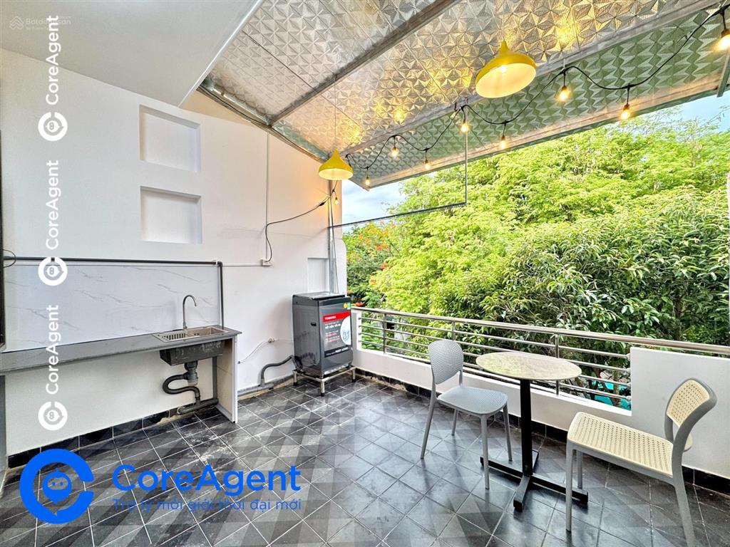 [siêu phẩm sân vườn] khai trương căn hộ có ban công rộng như quán cà phê  view cây xanh cực chill!