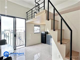 Cực tiện đi quận 6! khai trương căn hộ gác lửng có ban công siêu thoáng sát công viên phú lâm