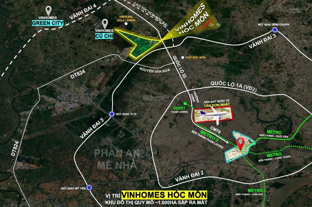 Booking khu đô thị vinhome hóc môn trực tiếp chủ đầu tư vinhome