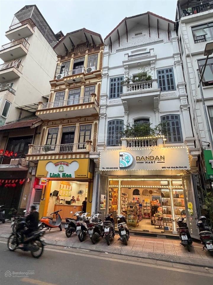 Chính chủ bán nhà mặt phố hoè nhai  dt 190m2  6 tầng  mt 4.5m  vỉa hè kinh doanh  0949 837 ***