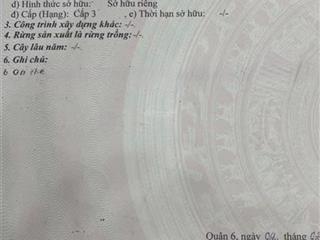 Hẻm xe tải đường lò gốm, quận 6, dt 88m2 chỉ 6.5 tỷ