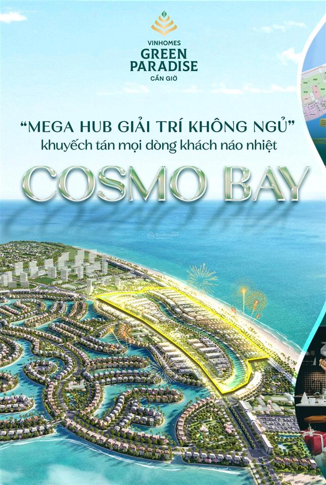 Bán nhà sân vườn 2 mặt phố, trước sông, sau công viên  vin cần giờ