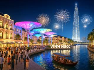 Quỹ căn đẹp nhất cosmo bay, vin cần giờ  có sẵn cam kết thuê 5 năm  2 mặt phố