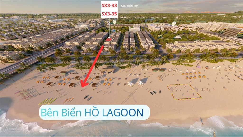 Cơ hội sở hữu cặp nhà phố 150m2 kế bãi biển hồ lagoon  khu vịnh tiên (vinhomes cần giờ)