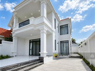 Cho thuê biệt thự kdc phú xuân nhà bè, 3pn sân vườn 18tr/tháng