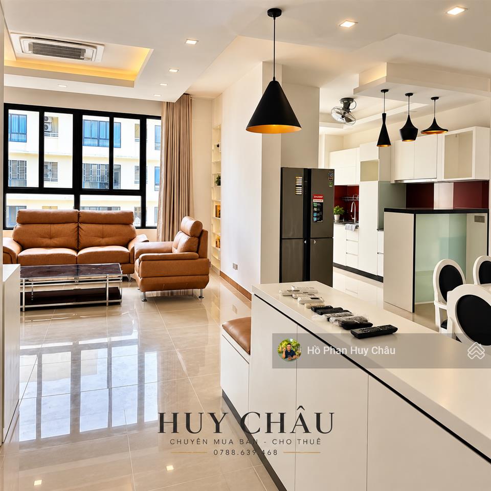 Căn góc 160m2, 3pn view sông đẹp, full nội thất