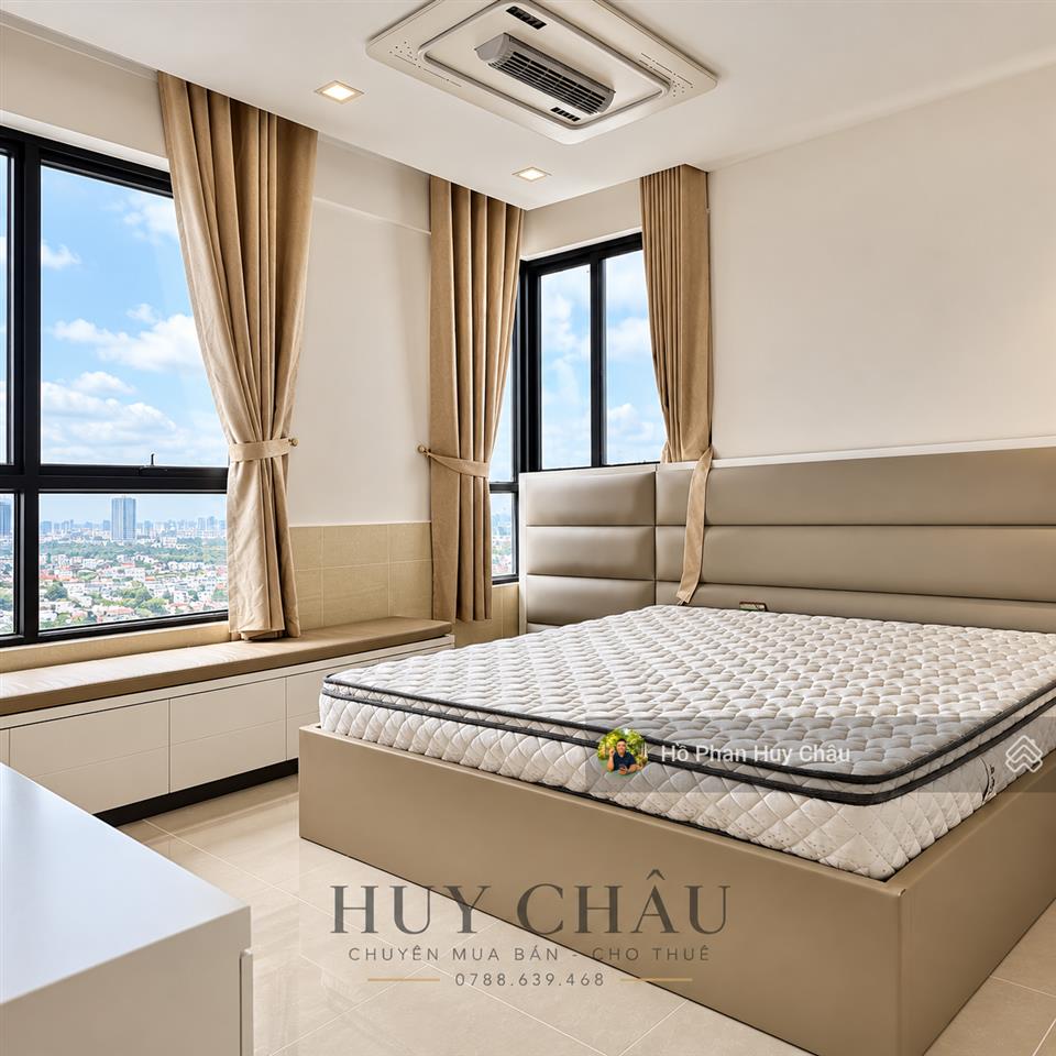 Căn góc 160m2, 3pn view sông đẹp, full nội thất