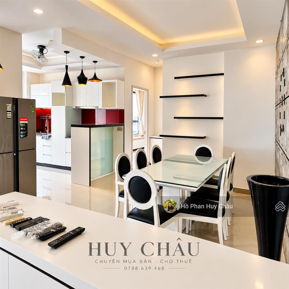 Căn góc 160m2, 3pn view sông đẹp, full nội thất