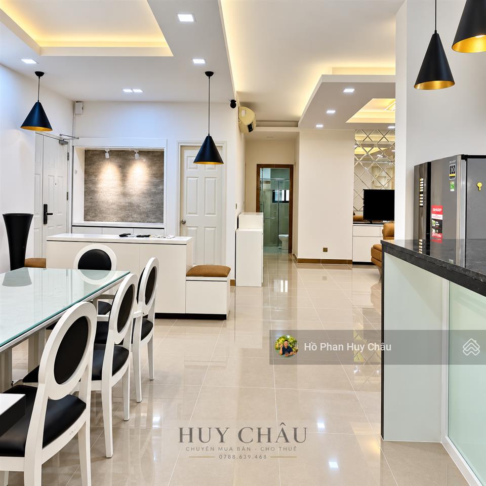 Căn góc 160m2, 3pn view sông đẹp, full nội thất
