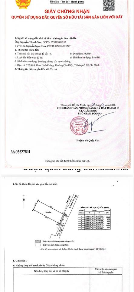 Bán nhà riêng tại 270/88/8 phan đình phùng, 5,9 tỷ, 38m2 giá cực chất