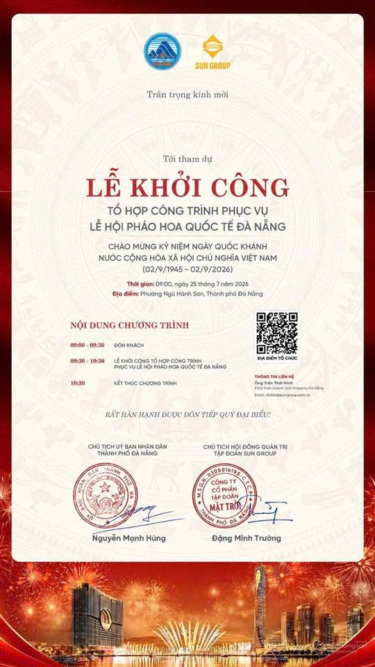 Chính thức nhận booking sun galaxy complex tâm điểm pháo hoa đà nẵng