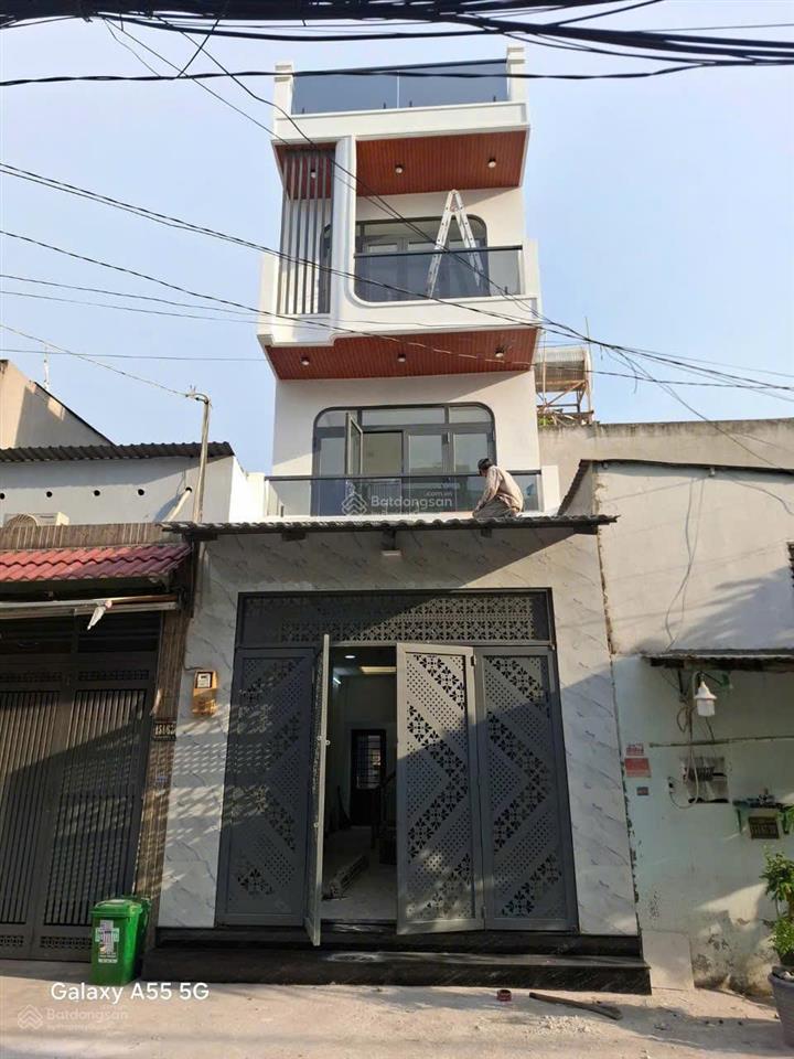 Nhà mới 3 tầng ô tô ngủ trong nhà liên khu 4  5, chỉ 4,95 tỷ