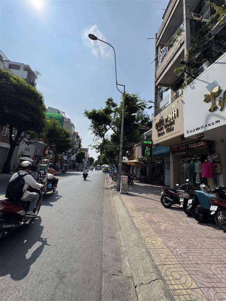 Hạ sâu 3 tỷ! bán nhà mặt tiền lê văn sỹ, phú nhuận, ngang 10m, 4 lầu, hđt 55tr/th, giá 28 tỷ tl