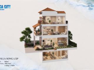 Bán biệt thự song lập blanca city vũng tàu  khai thác dòng tiền hiếm tại đô thị biển vũng tàu