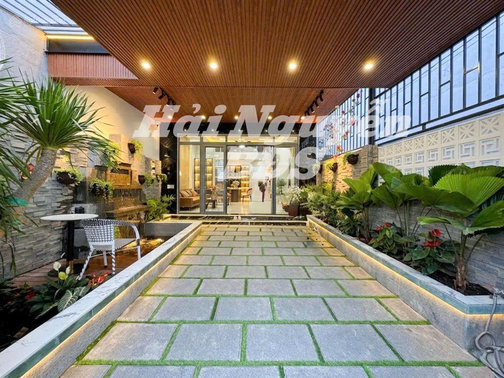 Nhà phố có sân vườn, 2 tầng ngang 5.5m, đường đặng nhữ lâm, nhà bè, cạnh q7