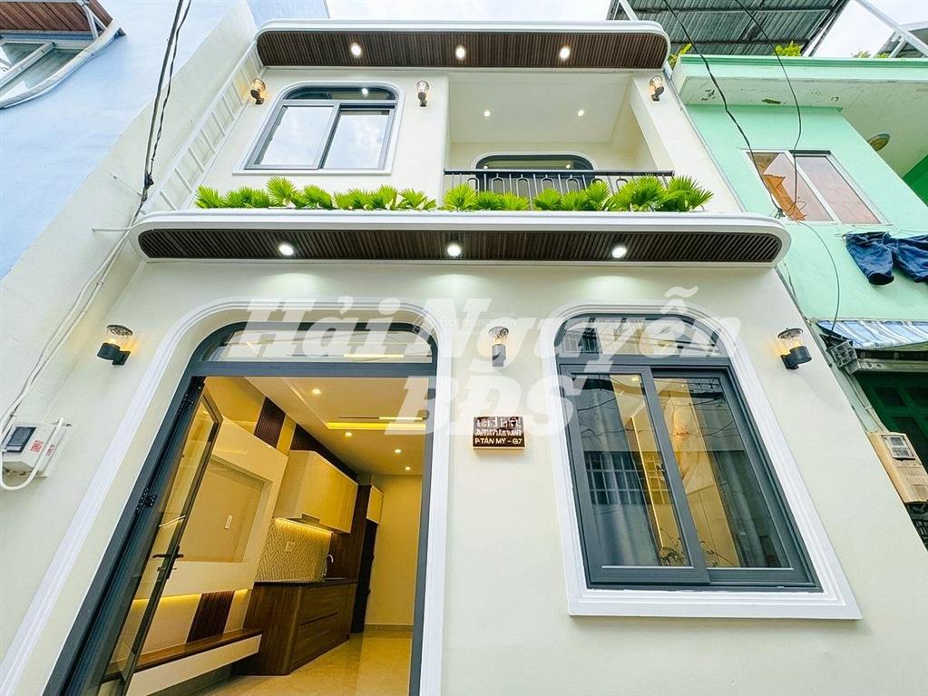 Nhà 2 tầng mới đẹp đường huỳnh tấn phát q7  5m x 6,7m  4 tỷ 580