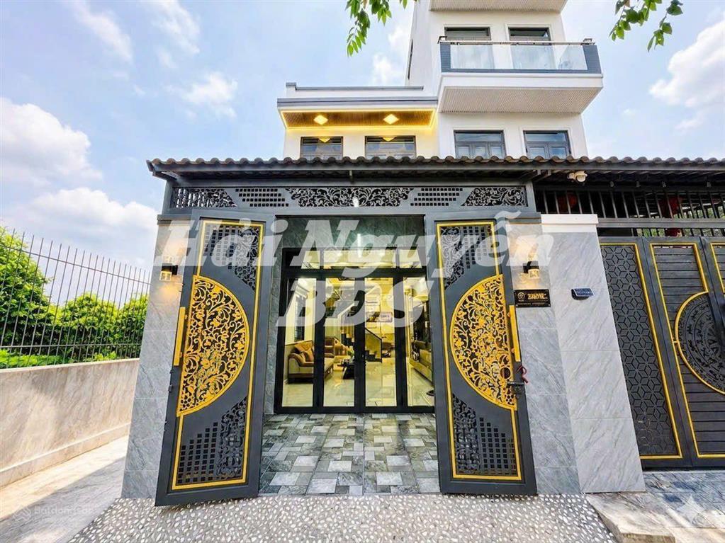 Nhà mới đẹp 2 tầng hẻm xe hơi huỳnh tấn phát. nhà bè  4m x 16m  5 tỷ 750