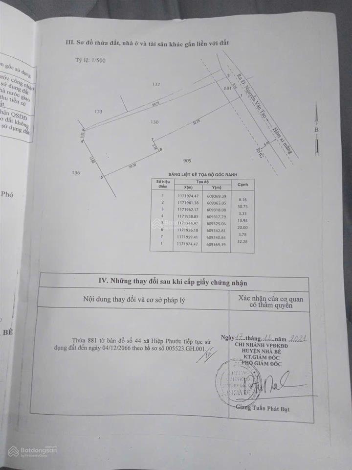 Bán đất thổ cư 630m2, giá 5,2 tỷ, 2 mặt giáp sông, đường nguyễn văn tạo, hiệp phước, nhà bè.