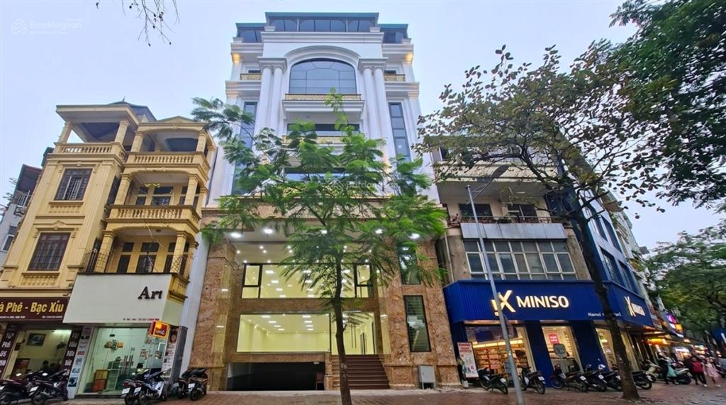 Siêu phẩm building đẹp nhất hoàng quốc việt, dt 132m x 9t, có hầm, lô góc, sổ nở hậu, nhỉnh 60 tỷ