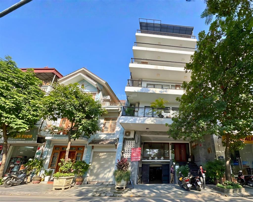 [siêu phẩm dòng tiền] phố trịnh công sơn, tây hồ dt 205m2 x 8t, view công viên, dt 350tr/tháng